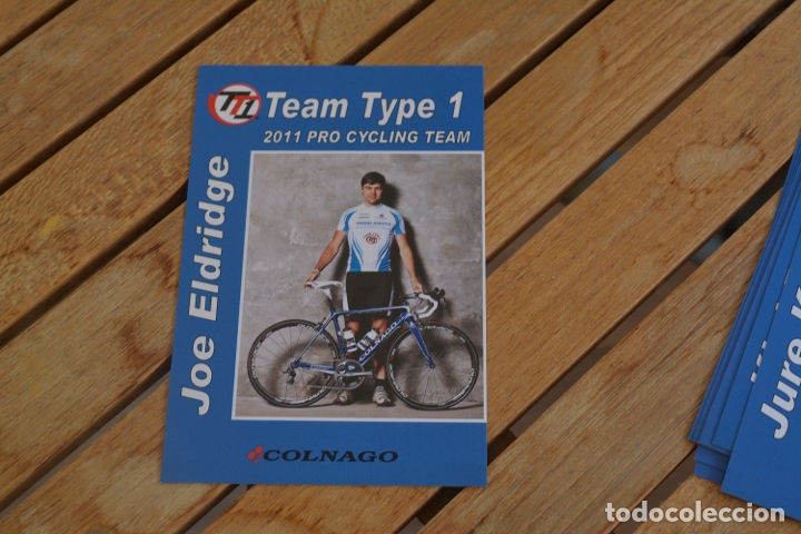 Collectionnisme sportif: POSTAL DEL CILCISTA DEL EQUIPO TEAM TYPE 1,JOE ELDRIDGE