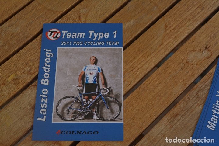 Collectionnisme sportif: POSTAL DEL CILCISTA DEL EQUIPO TEAM TYPE 1 LASZLO BODROGI