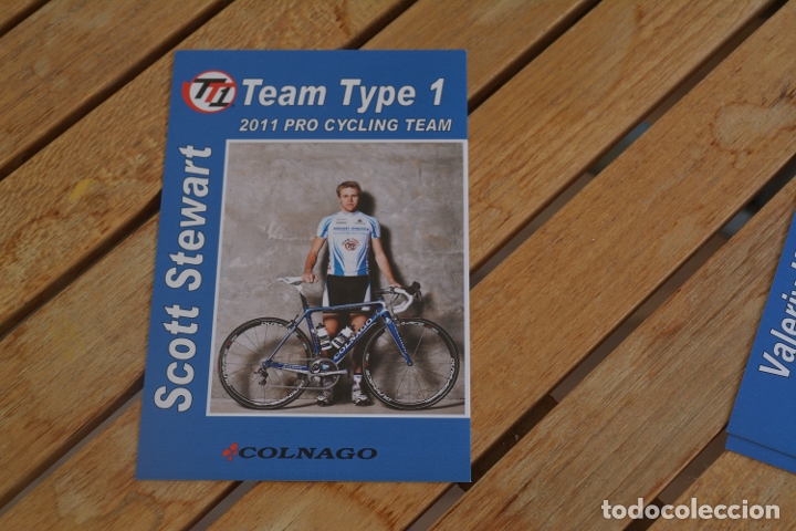 Collectionnisme sportif: POSTAL DEL CILCISTA DEL EQUIPO TEAM TYPE 1 SCOTT STEWART