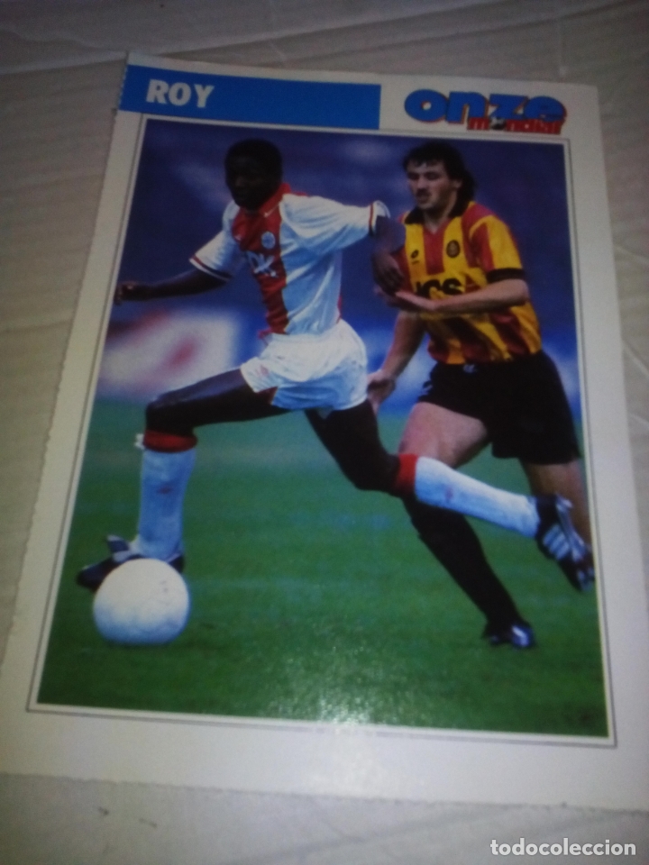 Coleccionismo deportivo: Ficha de la revista ONZE de Roy con Ajax Amsterdam - goly