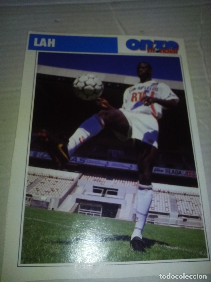 Coleccionismo deportivo: Ficha de la revista ONZE de Lah con Paris Saint-Germain PSG - goly