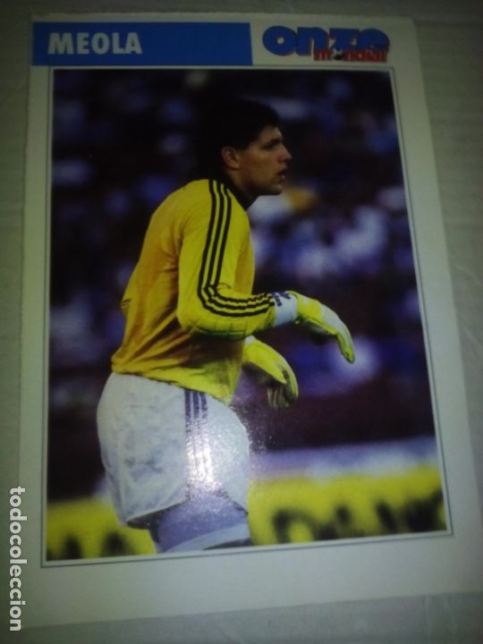 Sports collectibles: Ficha de la revista ONZE de Meola con Estados Unidos USA - goly