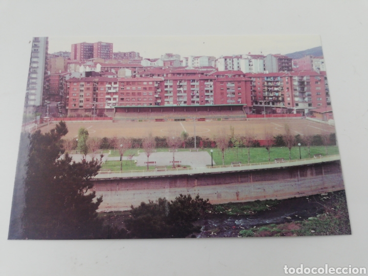 Sammelleidenschaft Sport: POSTAL CAMPO DE FUTBOL ESTADIO BASAURI BIZKAIA SOLO ARTE INDARTSU CLUB CECMD