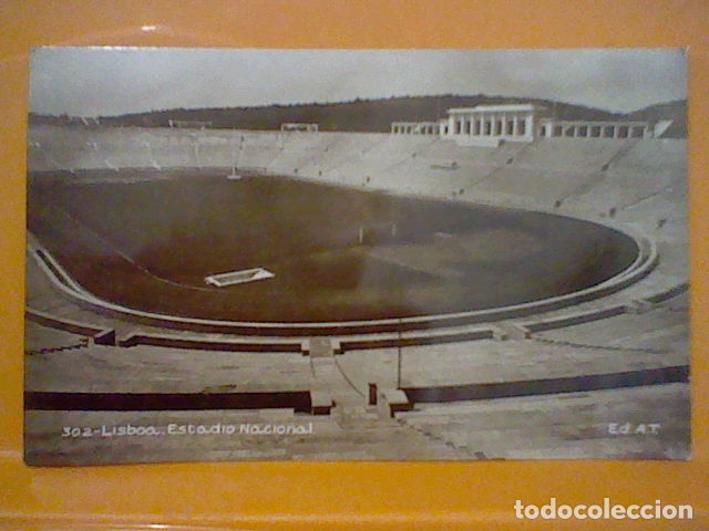 Collectionnisme sportif: ESTADIO NACIONAL LISBOA FUTBOL ED A.T. N&ordm; 302 ESCRITA 9 ABRIL 1950 PARTIDO CONTRA ESPA&Ntilde;A LEER