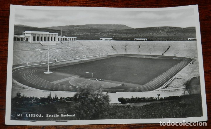 Collectionnisme sportif: FOTO POSTAL DEL ESTADIO DE FUTBOL DE LISBOA, ESTADIO NACIONAL, N. 513, VERDADEIRA FOTOGRAFIA, NO CIR