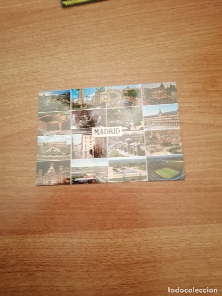 Coleccionismo deportivo: POSTAL MADRID DIVERSOS ASPECTOS SIN CIRCULAR - Foto 1