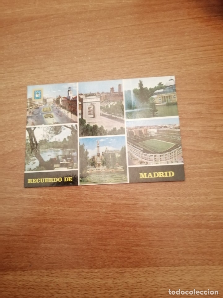 Coleccionismo deportivo: POSTAL MADRID DIVERSOS ASPECTOS SIN CIRCULAR - Foto 1