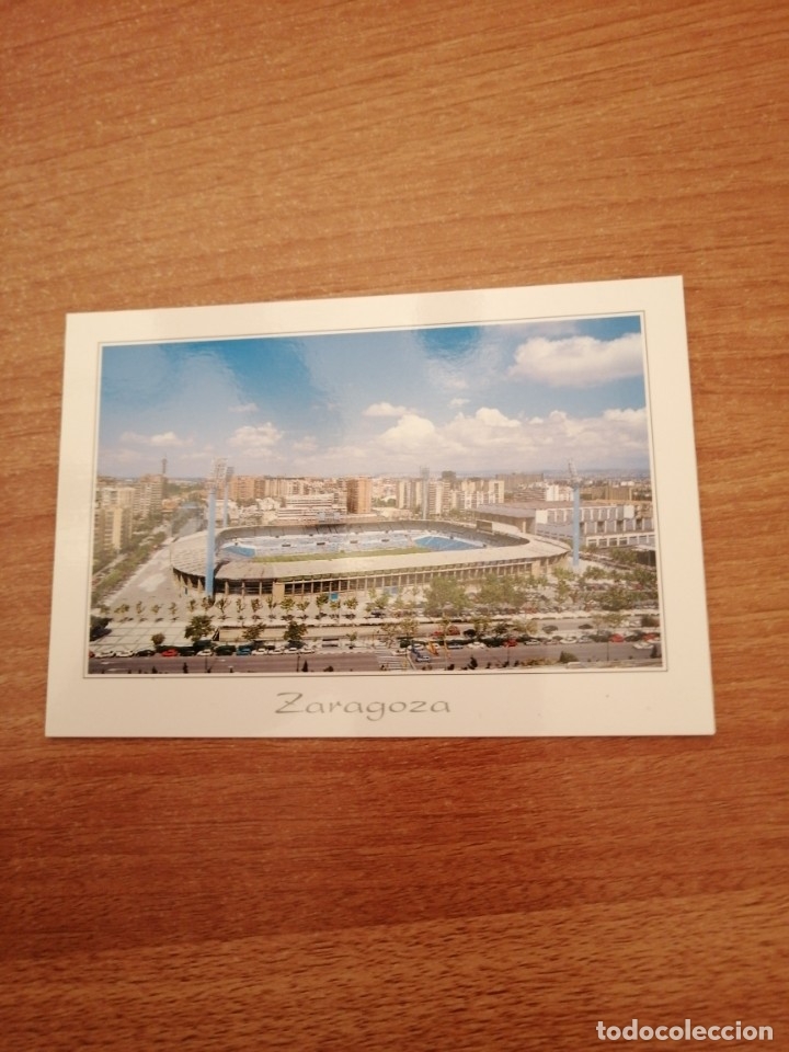 Coleccionismo deportivo: POSTAL ZARAGOZA ESTADIO LA ROMAREDA SIN CIRCULAR - Foto 1
