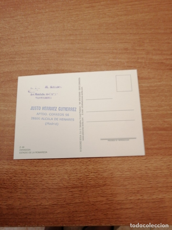 Coleccionismo deportivo: POSTAL ZARAGOZA ESTADIO LA ROMAREDA SIN CIRCULAR - Foto 2
