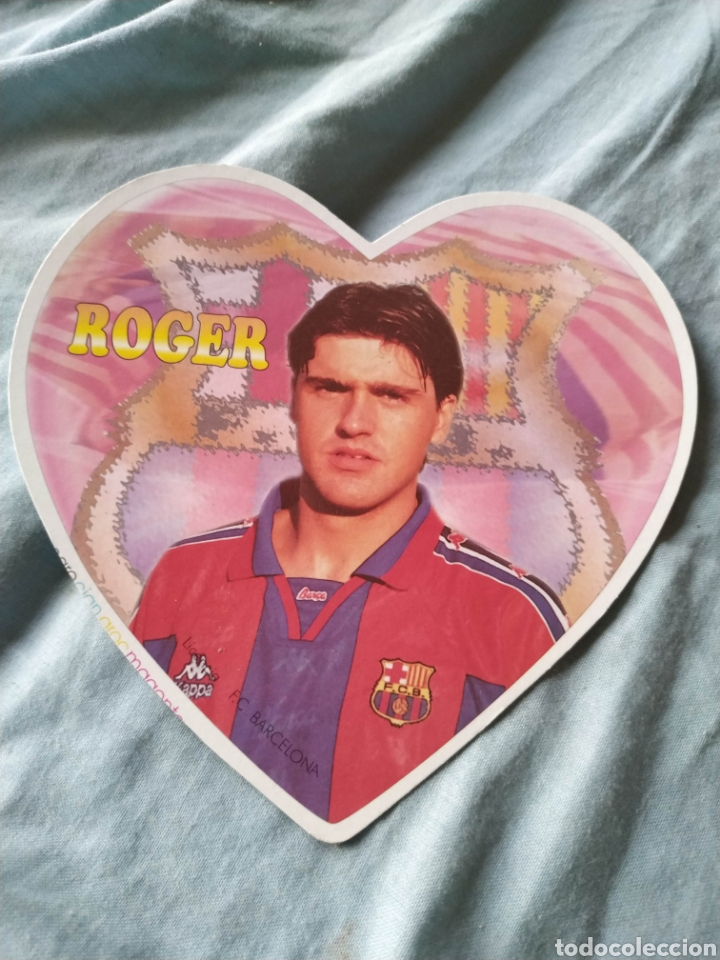 Coleccionismo deportivo: Postal coraz&oacute;n R&oacute;ger F C Barcelona - Foto 1