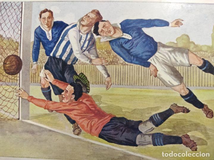 Sammelleidenschaft Sport: POSTAL ANTIGUA DE FUTBOL-ILUSTRADA POR FRANZ JANAU-VER FOTOS-(64.407)
