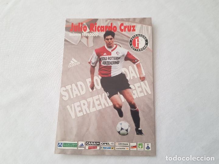 Colecionismo desportivo: Postal Julio Ricardo Cruz (Feyenoord
