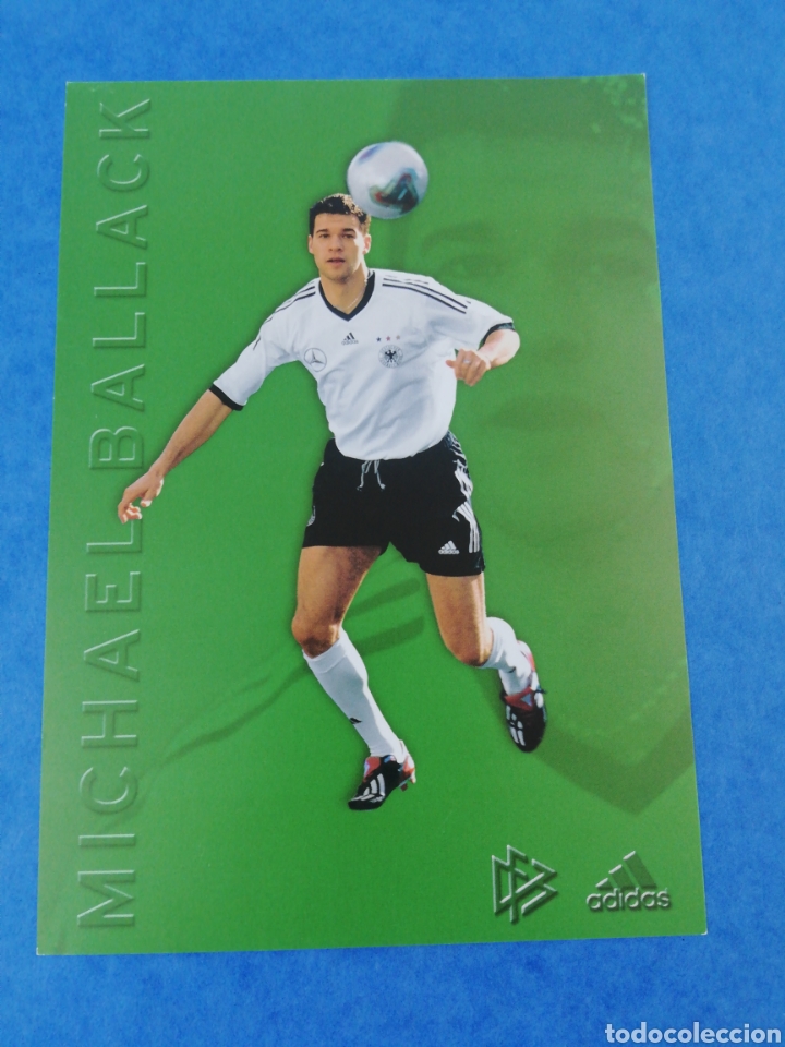 Sammelleidenschaft Sport: POSTAL MICHAEL BALLACK SELECCION NACIONAL ALEMANA ALEMANIA CHELSEA BAYERN ADIDAS FUTBOL.