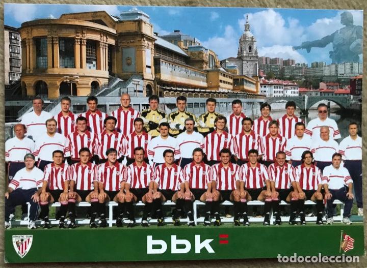 Coleccionismo deportivo: Tarjeta athletic club de Bilbao - Temporada 2000 - 2001