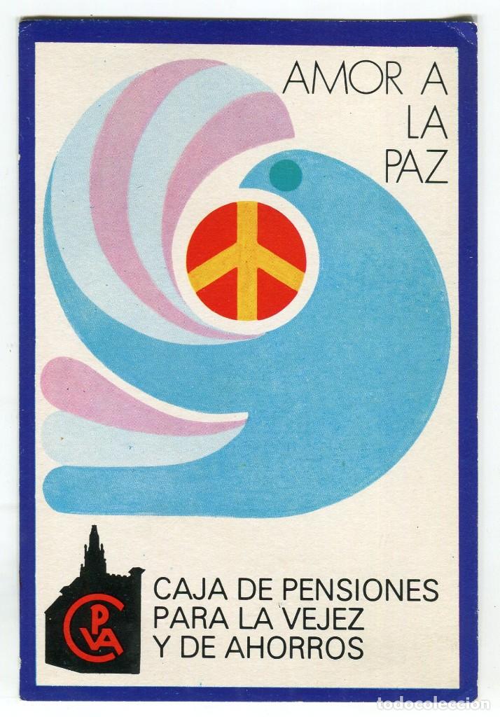 Coleccionismo deportivo: CAJA DE PENSIONES PARA LA VEJEZ Y DE AHORROS POSTAL SIN USO