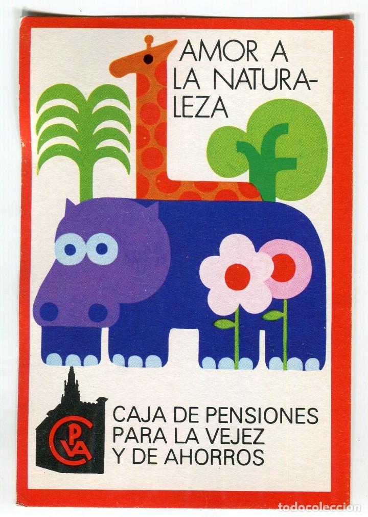 Coleccionismo deportivo: CAJA DE PENSIONES PARA LA VEJEZ Y DE AHORROS POSTAL SIN USO