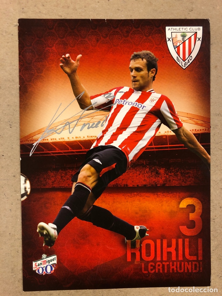 Coleccionismo deportivo: KOIKILI LERTXUNDI (ATHLETIC CLUB BILBAO). FOTOGRAF&Iacute;A FIRMADA. TEMPORADA 2012/13.