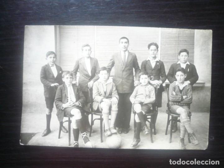 Coleccionismo deportivo: Equipo de futbol de ni&ntilde;os