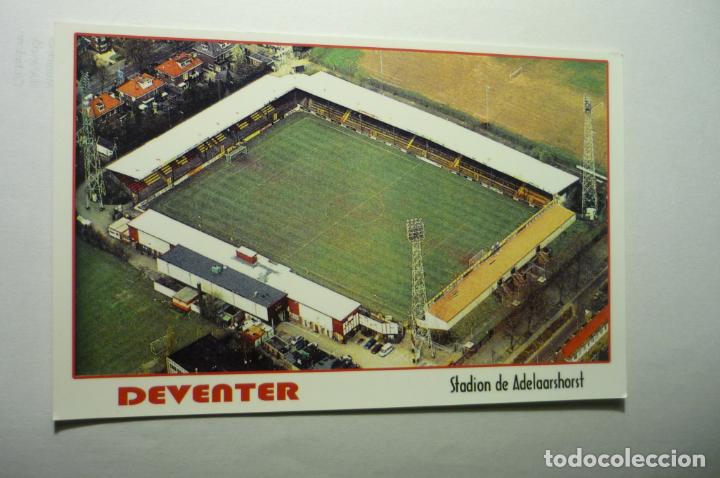 Coleccionismo deportivo: postal futbol holanda deventer .- stadion de adelaarshorst