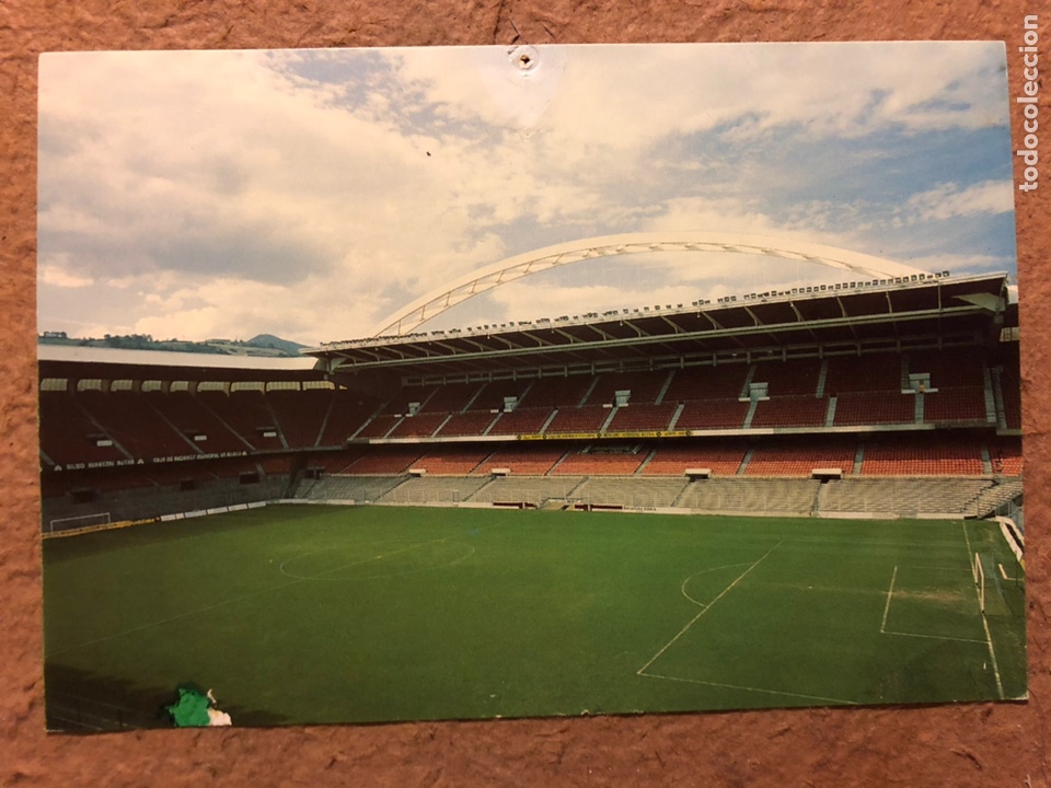 Collectionnisme sportif: CAMPO SAN MAM&Eacute;S (ATHLETIC CLUB BILBAO). POSTAL OFICIAL SIN CIRCULAR TEMPORADA 1993-94
