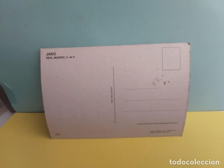 Coleccionismo deportivo: ANTIGUA POSTAL REAL MADRID JARO - Foto 2