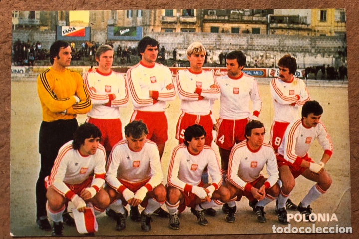 Sammelleidenschaft Sport: POLONIA, SELECCI&Oacute;N NACIONAL DE F&Uacute;TBOL MUNDIAL &lsquo;82. POSTAL SIN CIRCULAR DON BAL&Oacute;N N&deg; 2.