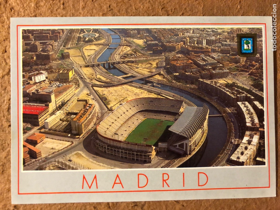 Coleccionismo deportivo: VICENTE CALDER&Oacute;N (MADRID). POSTAL ORIGINAL SIN CIRCULAR. - Foto 1