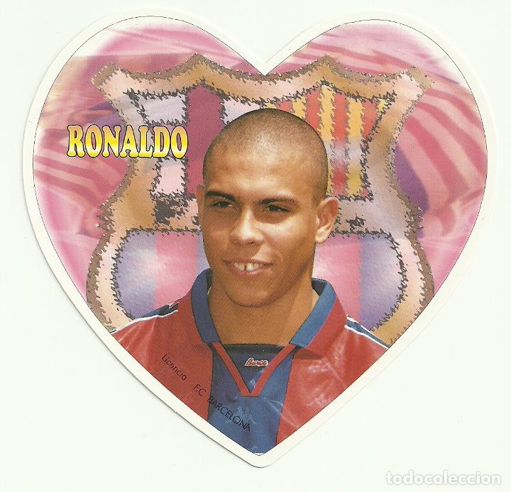 Coleccionismo deportivo: F.C. BARCELONA: POSTAL RONALDO. BAR&Ccedil;A. - Foto 1
