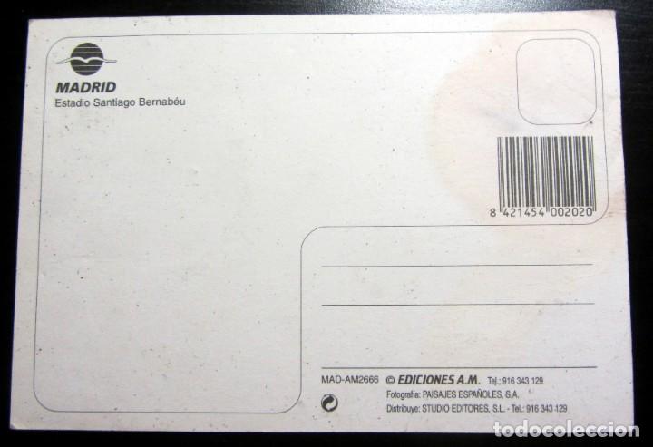 Coleccionismo deportivo: POSTAL SANTIAGO BERNABEU REAL MADRID - Foto 2