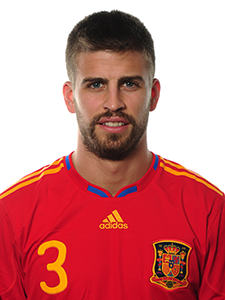 Collectionnisme sportif: Foto Gerad Pique Mundial Sudafrica 2010