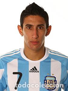 Colecionismo desportivo: Foto Angel di Maria Sudafrica 2010