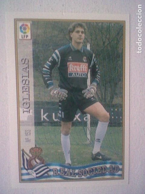 Collectionnisme sportif: IGLESIAS 153 REAL SOCIEDAD FUTBOL MC LIGA 97 98 1997 TRADING CARD FICHAS LIGA