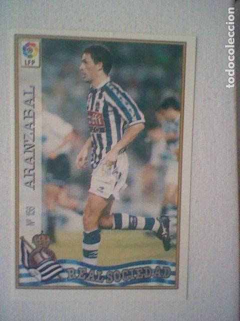 Collectionnisme sportif: ARANZABAL 156 REAL SOCIEDAD FUTBOL MC LIGA 97 98 1997 TRADING CARD FICHAS LIGA