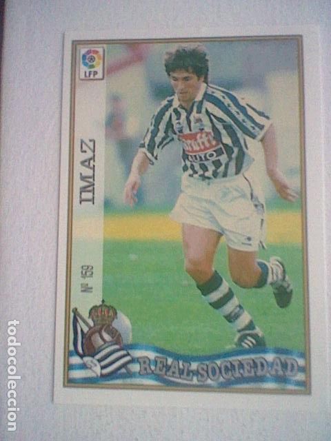 Collectionnisme sportif: IMAZ 159 REAL SOCIEDAD FUTBOL MC LIGA 97 98 1997 TRADING CARD FICHAS LIGA
