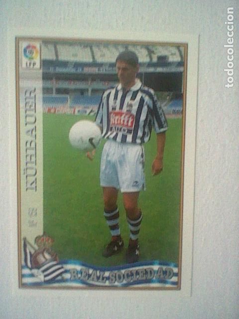 Collectionnisme sportif: KUHBAUER 159 REAL SOCIEDAD FUTBOL MC LIGA 97 98 1997 TRADING CARD FICHAS LIGA