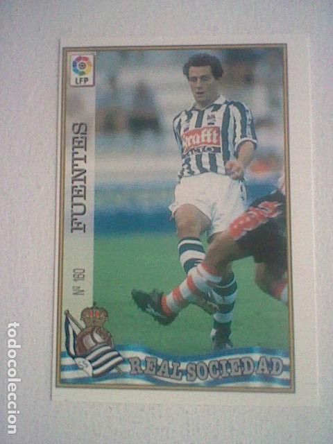 Collectionnisme sportif: FUENTES 160 REAL SOCIEDAD FUTBOL MC LIGA 97 98 1997 TRADING CARD FICHAS LIGA