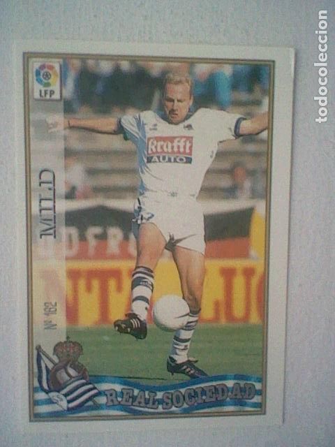 Collectionnisme sportif: MILD 162 REAL SOCIEDAD FUTBOL MC LIGA 97 98 1997 TRADING CARD FICHAS LIGA