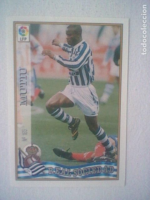 Collectionnisme sportif: MUTIU 165 REAL SOCIEDAD FUTBOL MC LIGA 97 98 1997 TRADING CARD FICHAS LIGA