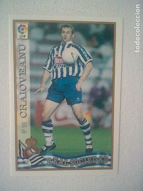 Collectionnisme sportif: CRAIOVEANU 168 REAL SOCIEDAD FUTBOL MC LIGA 97 98 1997 TRADING CARD FICHAS LIGA