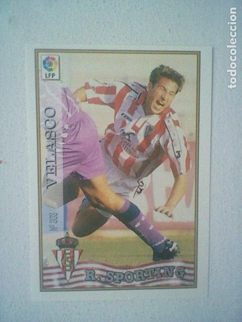 Collectionnisme sportif: VELASCO 303 SPORTING GIJON FUTBOL MC LIGA 97 98 1997 TRADING CARD FICHAS LIGA