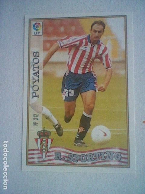 Collectionnisme sportif: POYATOS 312 SPORTING GIJON FUTBOL MC LIGA 97 98 1997 TRADING CARD FICHAS LIGA