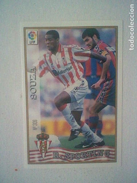 Coleccionismo deportivo: SOUZA 309 SPORTING GIJON FUTBOL MC LIGA 97 98 1997 TRADING CARD FICHAS LIGA