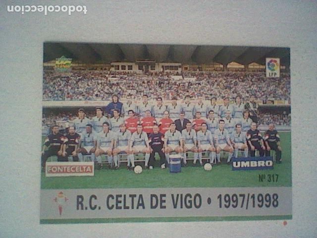 Coleccionismo deportivo: `PLANTILLA 317 CELTA FUTBOL MC LIGA 97 98 1997 TRADING CARD FICHAS LIGA