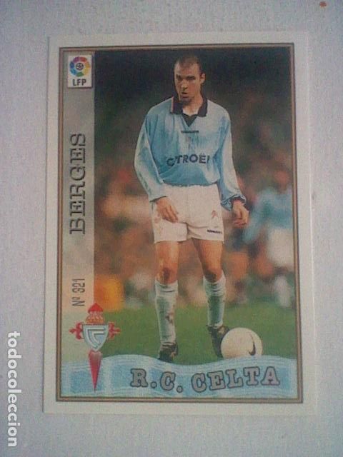 Colecionismo desportivo: BERGES 321 CELTA FUTBOL MC LIGA 97 98 1997 TRADING CARD FICHAS LIGA