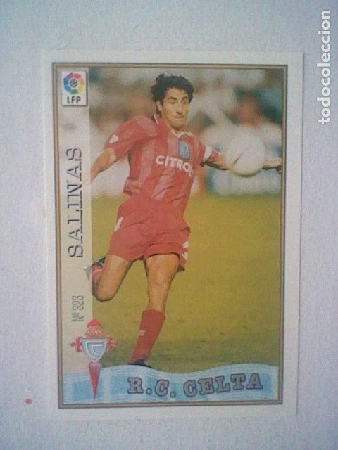 Coleccionismo deportivo: SALINAS 323 CELTA FUTBOL MC LIGA 97 98 1997 TRADING CARD FICHAS LIGA