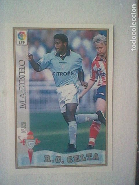 Coleccionismo deportivo: MAZINHO 326 CELTA FUTBOL MC LIGA 97 98 1997 TRADING CARD FICHAS LIGA