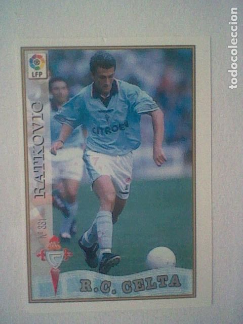 Coleccionismo deportivo: RATKOVIC 331 CELTA FUTBOL MC LIGA 97 98 1997 TRADING CARD FICHAS LIGA