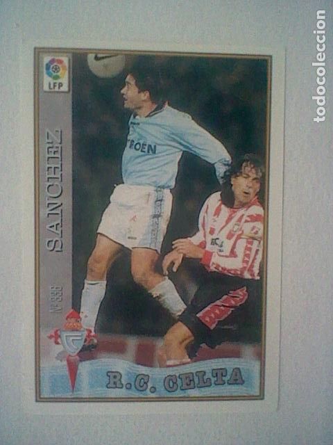 Coleccionismo deportivo: SANCHEZ 336 CELTA FUTBOL MC LIGA 97 98 1997 TRADING CARD FICHAS LIGA