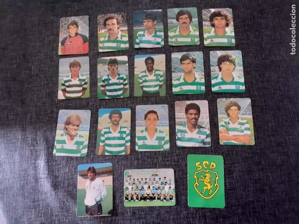 Coleccionismo deportivo: 18 CALENDARIOS SPORTING LISBOA LOJA VERDE PORTUGAL A&Ntilde;O 1987 NUEVAS 10 X7,3 CM