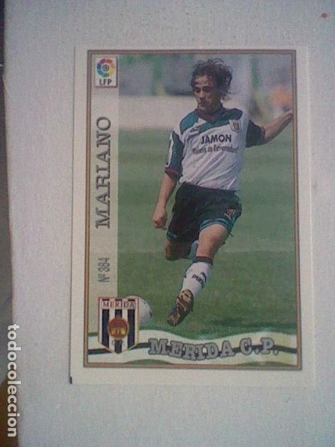 Coleccionismo deportivo: MARIANO 364 MERIDA FUTBOL MC LIGA 97 98 1997 TRADING CARD FICHAS LIGA